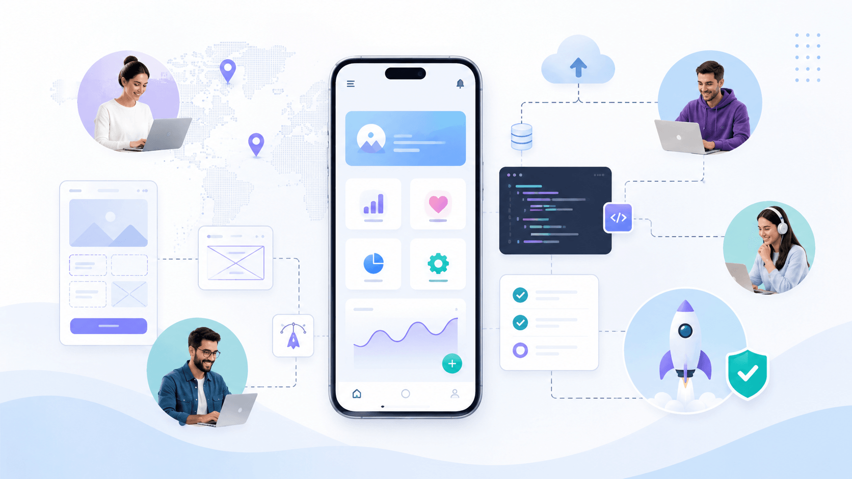 How to Outsource Mobile App Development (Complete Guide 2026) Hero