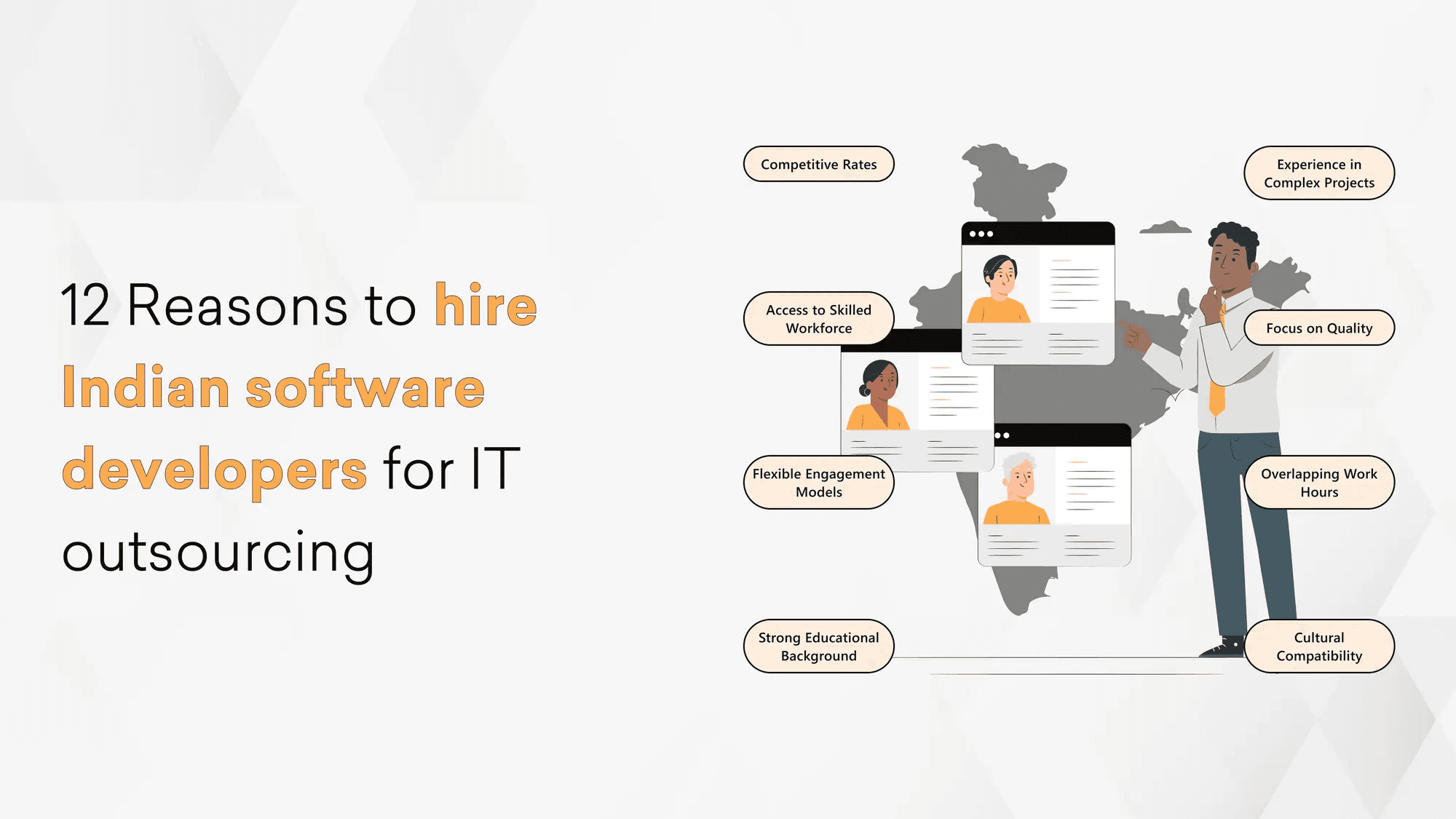 12 Reasons to Hire Indian Software Developers for IT Outsourcing Cover